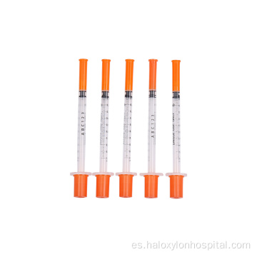 Medical CE graduada con precisión de 0.5 ml de jeringas desechables